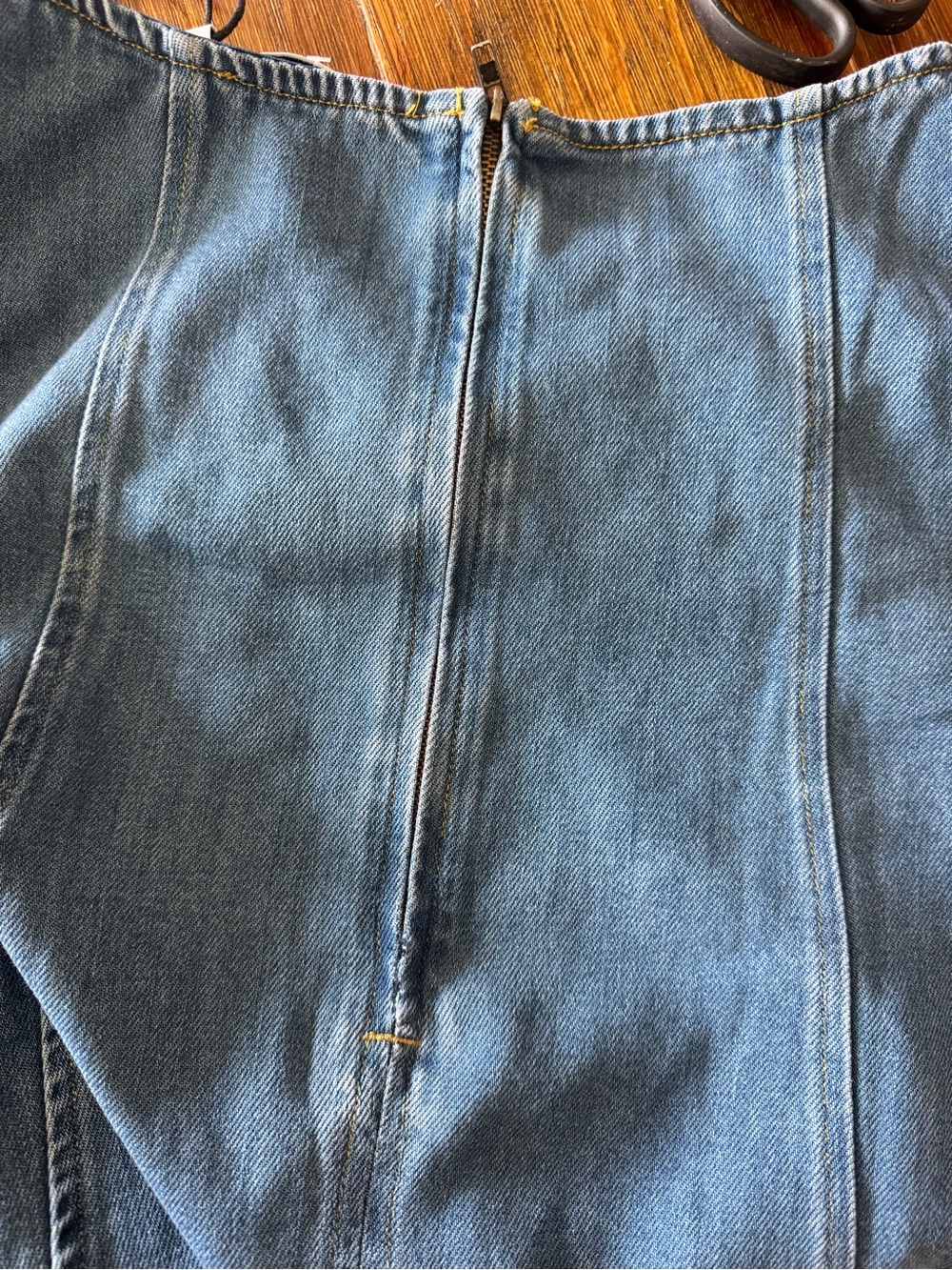 SOVERE Elodie Halter-Neck Denim Maxi Dress - Picture 7 of 9